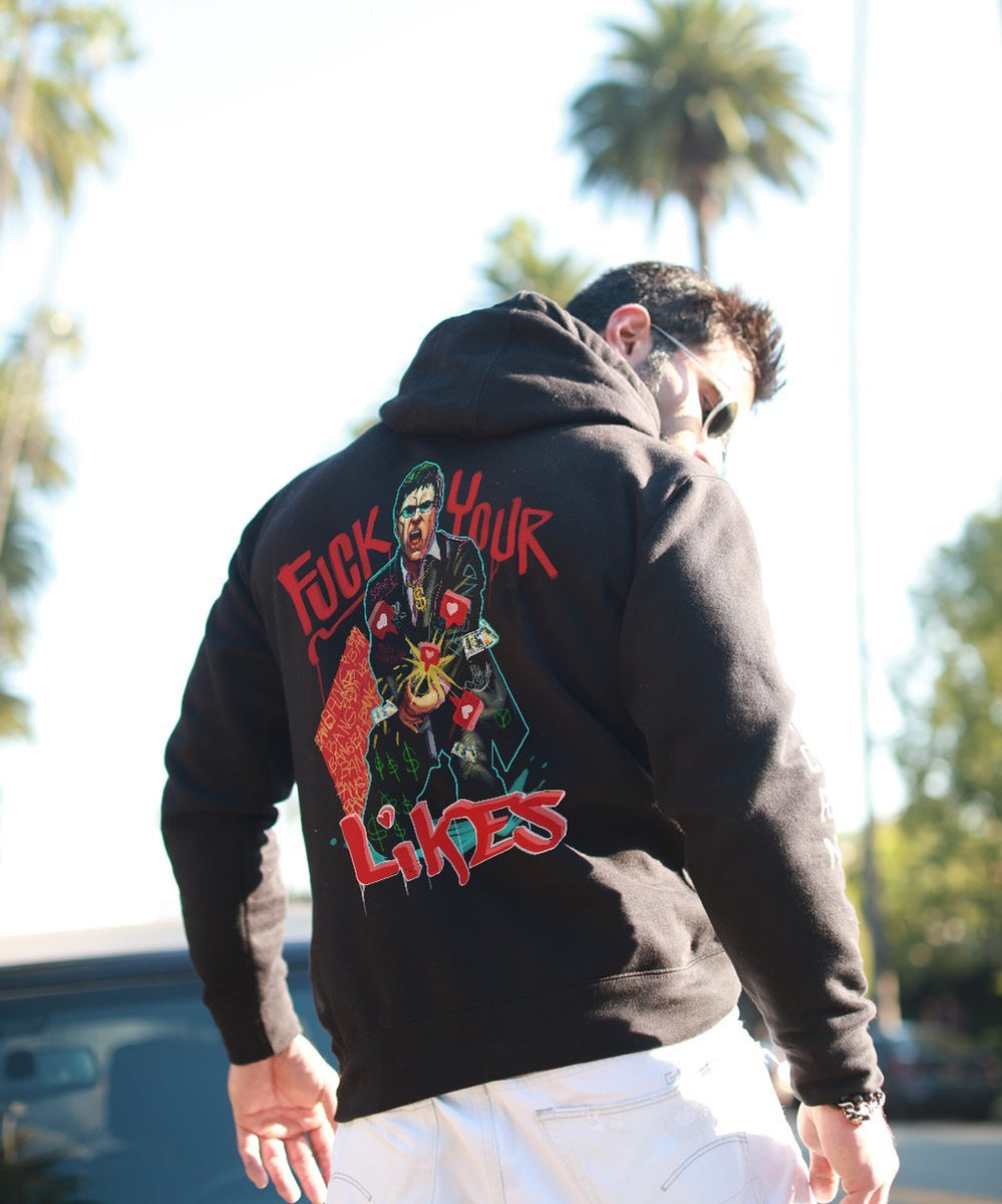 F Your Likes - Scarface Premium Unisex Hoodie – REBHORN DESIGN