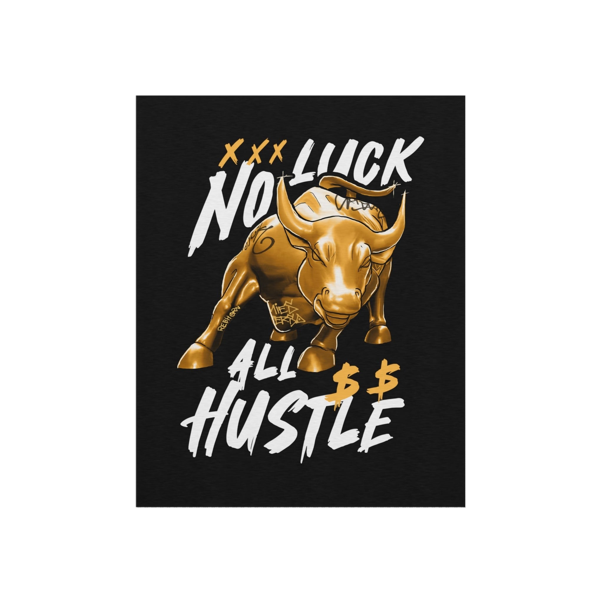 No Luck, All Hustle Rug