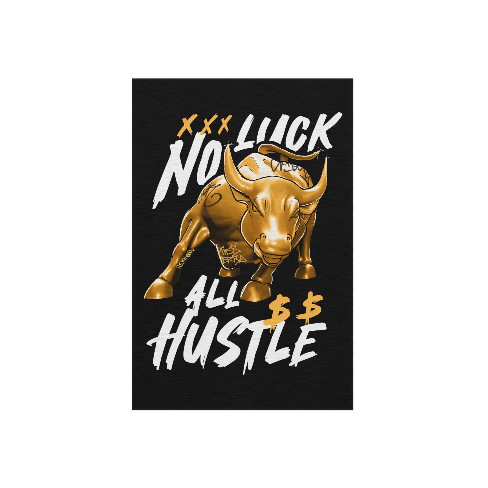 No Luck, All Hustle Rug