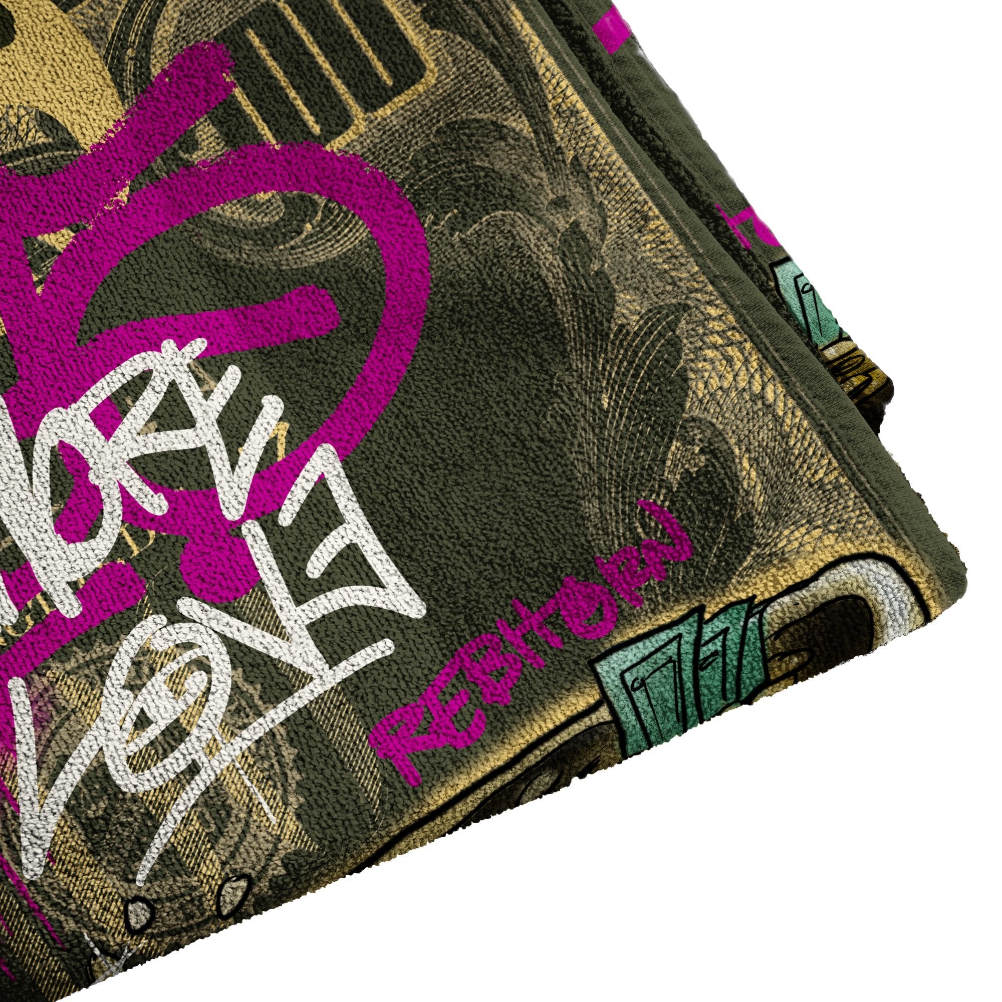 MORE MONEY, MORE LOVE BEACH TOWEL - REBHORN DESIGN
