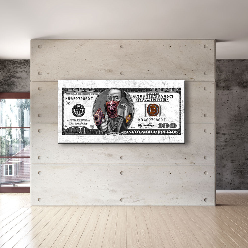 100 DOLLAR BENJAMIN FRANKLIN - REBHORN DESIGN