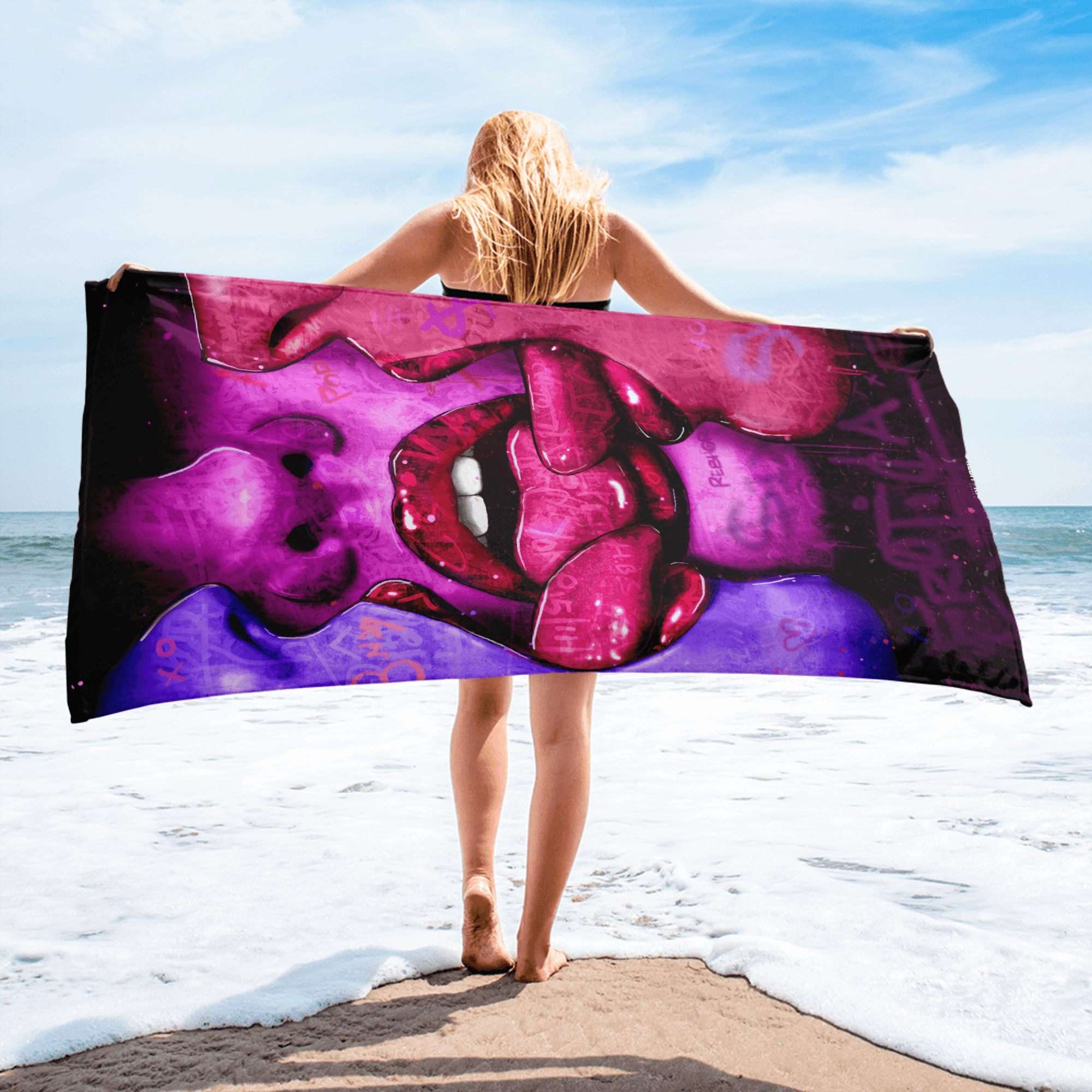 3 WAY EROTICA BEACH TOWEL - REBHORN DESIGN