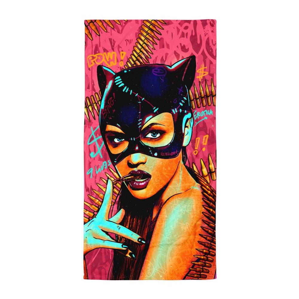 9 LIVES BEACH TOWEL - REBHORN DESIGN