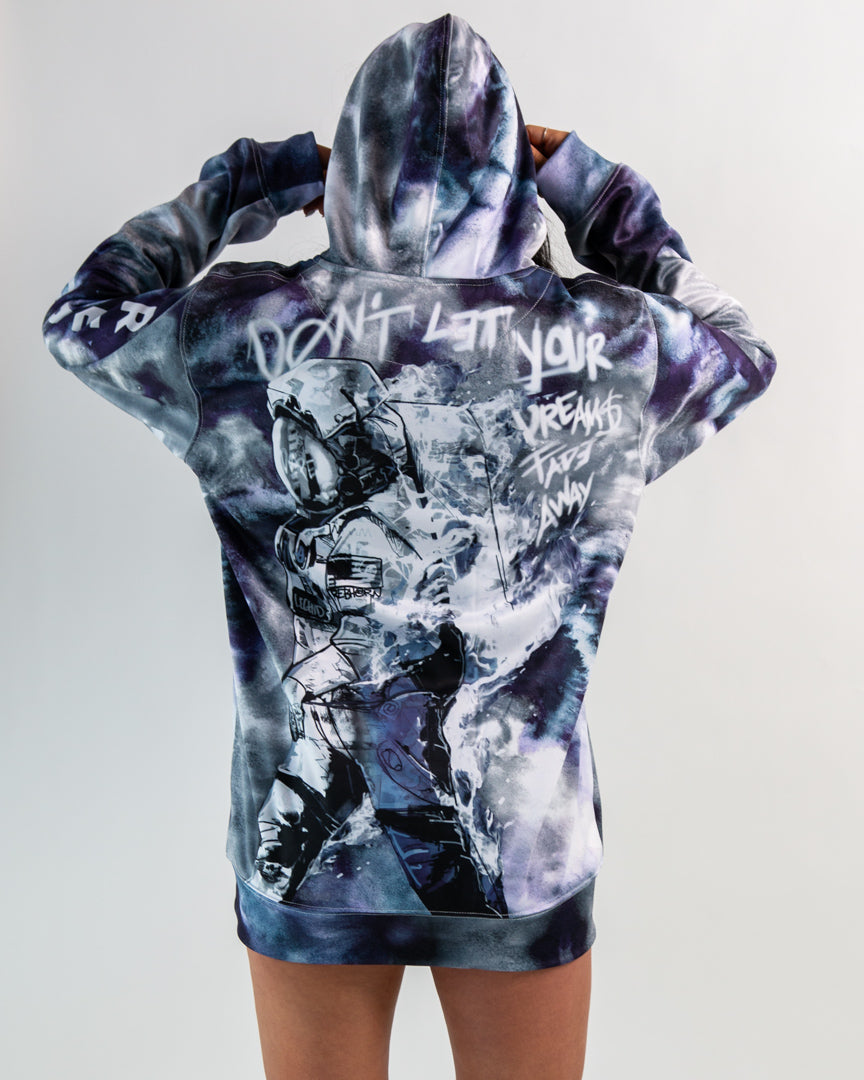 Don't Let Your Dreams Fade Away Unisex Tie-Dye Pull-Over Hoodies