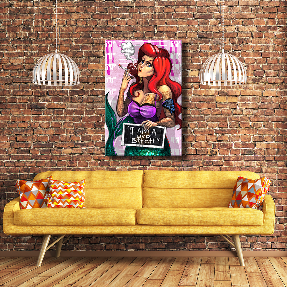 A BAD GIRL WITH ARIEL - REBHORN DESIGN