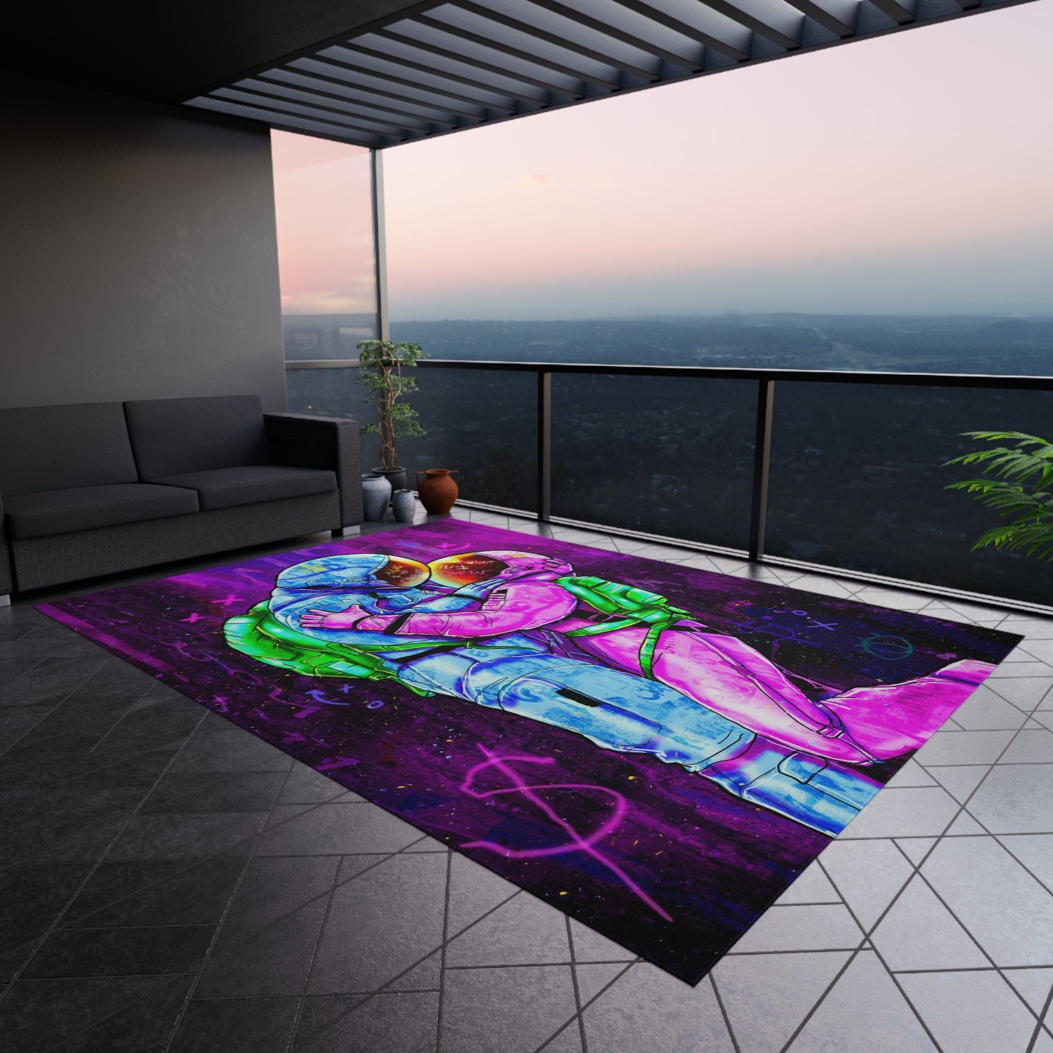 A King Is Not Complete Without His Queen Rug - REBHORN DESIGN