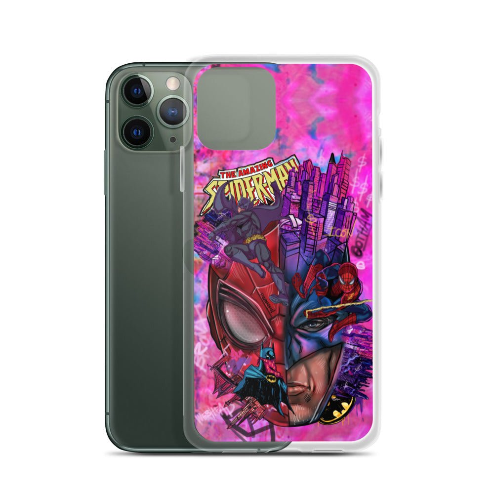 A LEGENDARY ALTER-EGO (BATMAN-SPIDERMAN) IPHONE CASE - REBHORN DESIGN