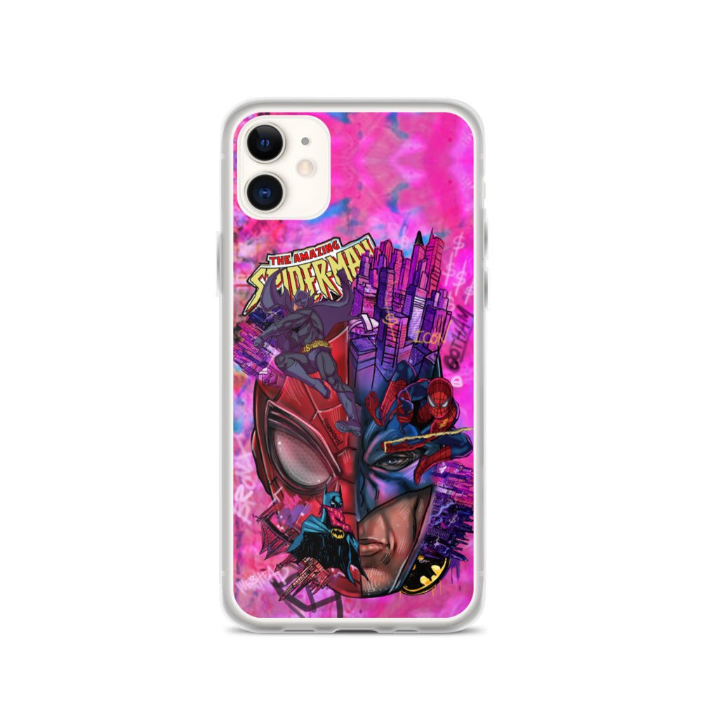 A LEGENDARY ALTER-EGO (BATMAN-SPIDERMAN) IPHONE CASE - REBHORN DESIGN