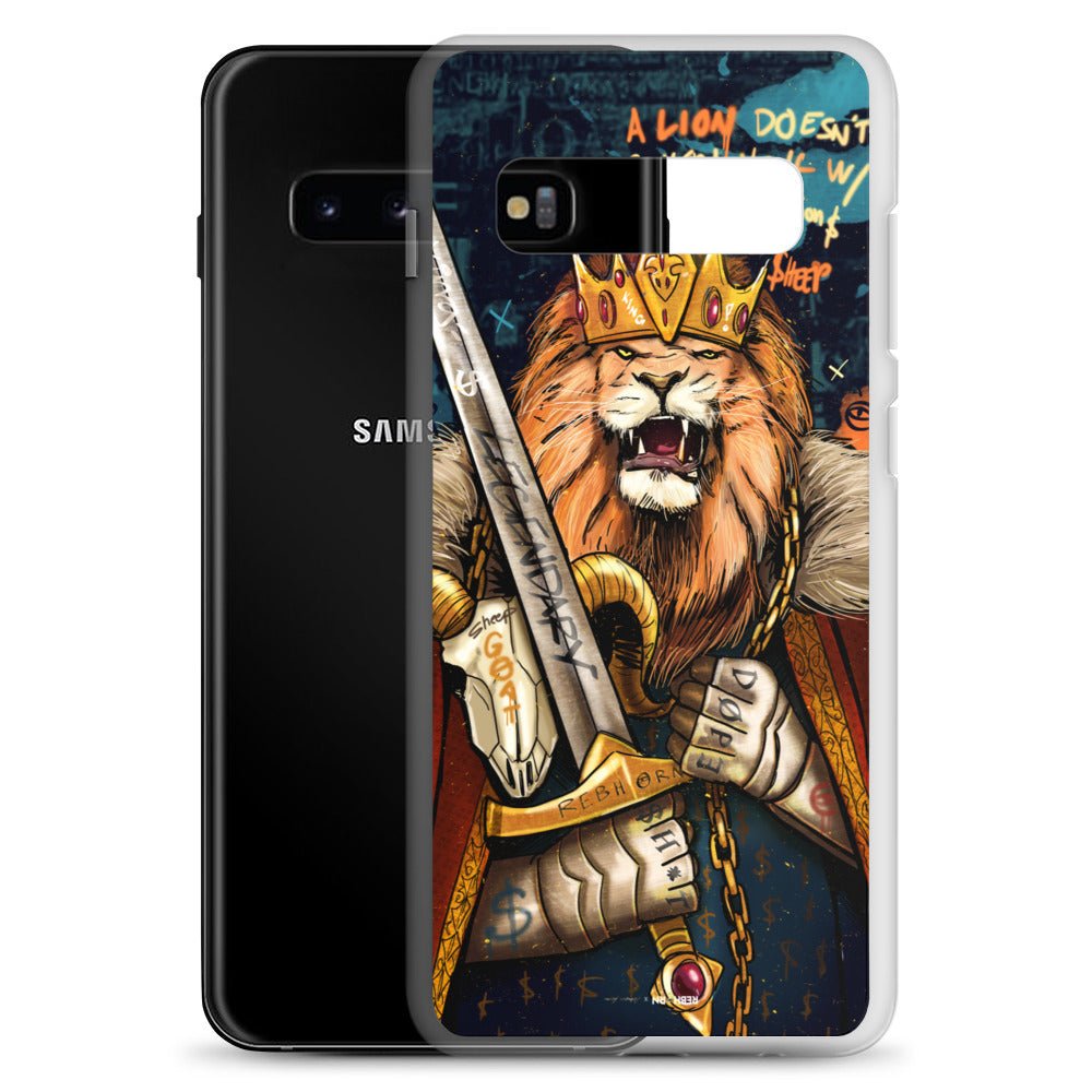 A Lion Doesn't Concern Itself with the Opinions of Sheep Samsung Case - REBHORN DESIGN