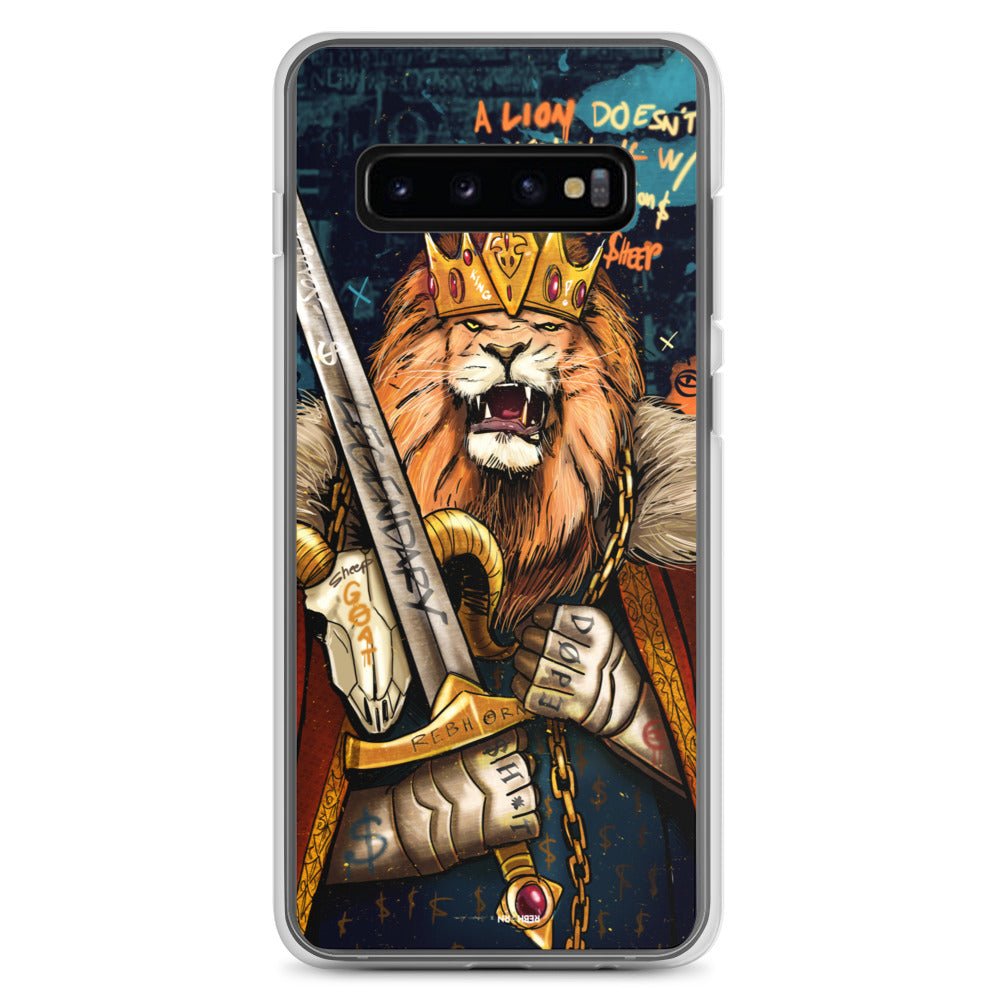 A Lion Doesn't Concern Itself with the Opinions of Sheep Samsung Case - REBHORN DESIGN