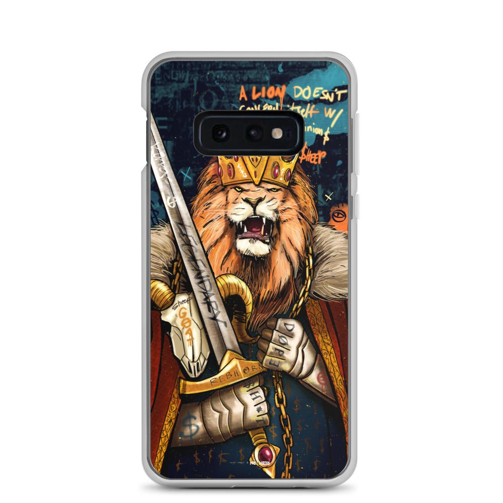 A Lion Doesn't Concern Itself with the Opinions of Sheep Samsung Case - REBHORN DESIGN