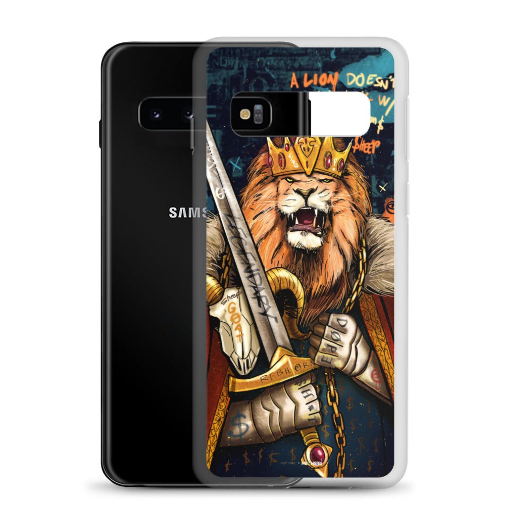 A Lion Doesn't Concern Itself with the Opinions of Sheep Samsung Case - REBHORN DESIGN