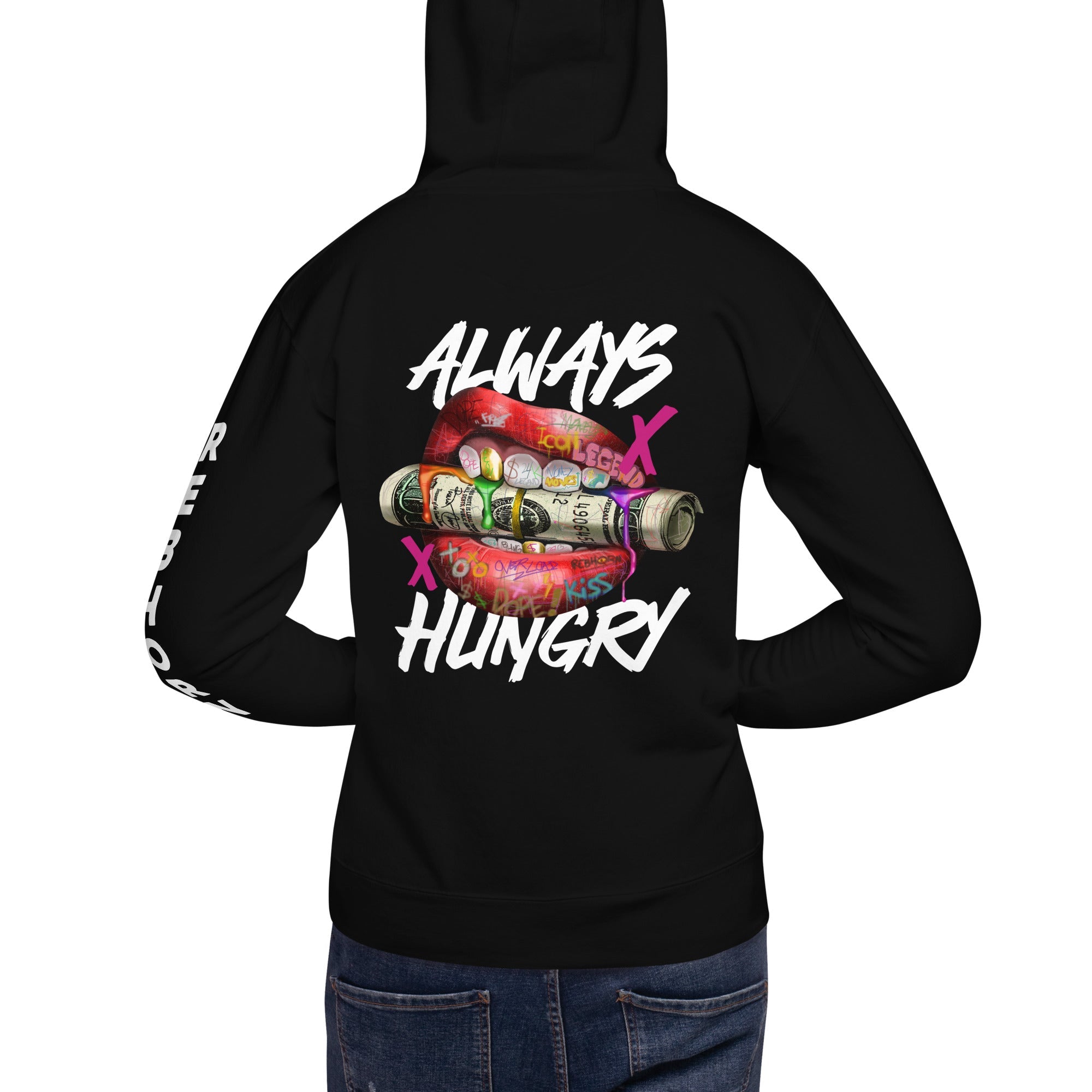 Always Hungry Premium Unisex Hoodie - REBHORN DESIGN