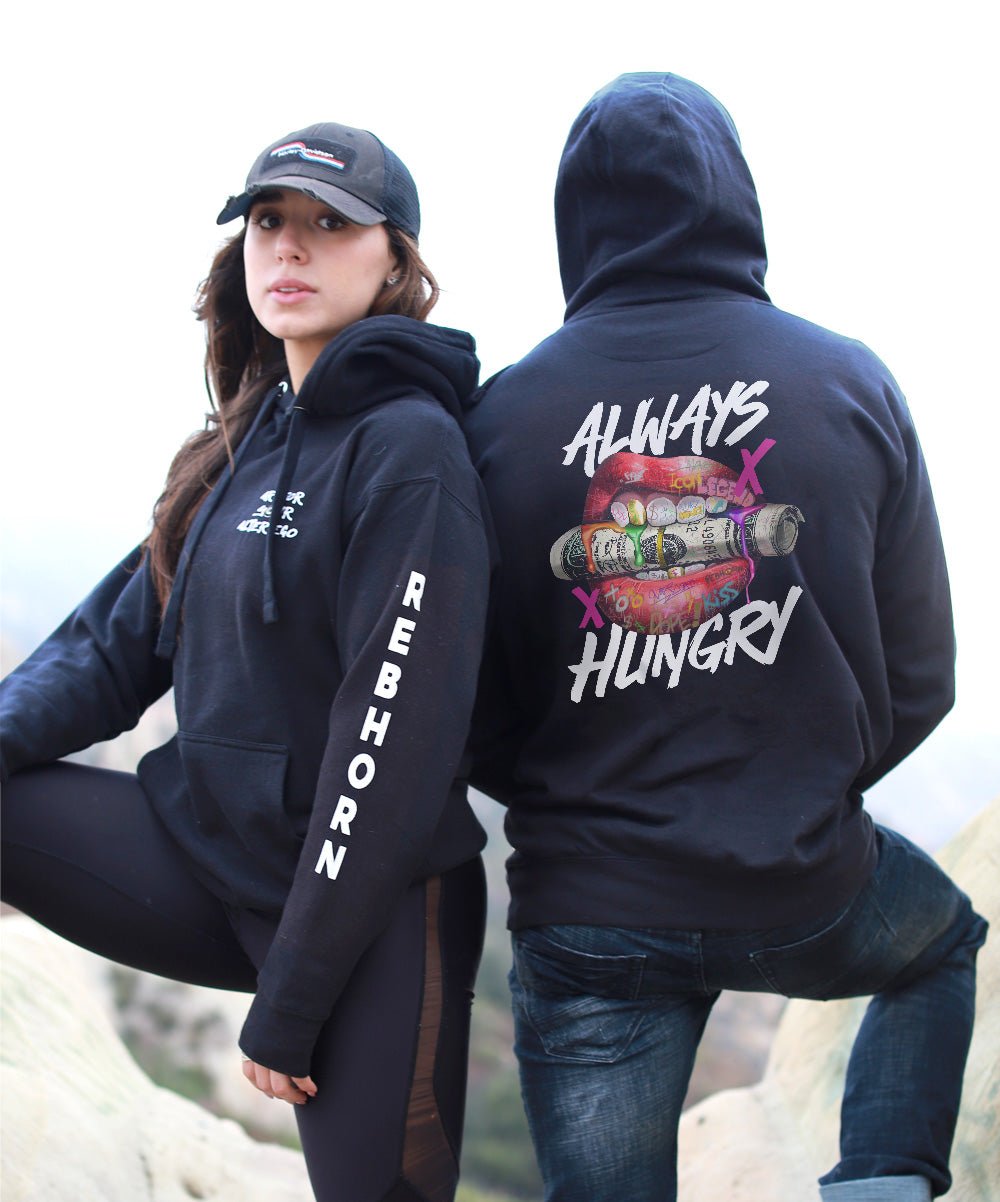 Always Hungry Premium Unisex Hoodie - REBHORN DESIGN