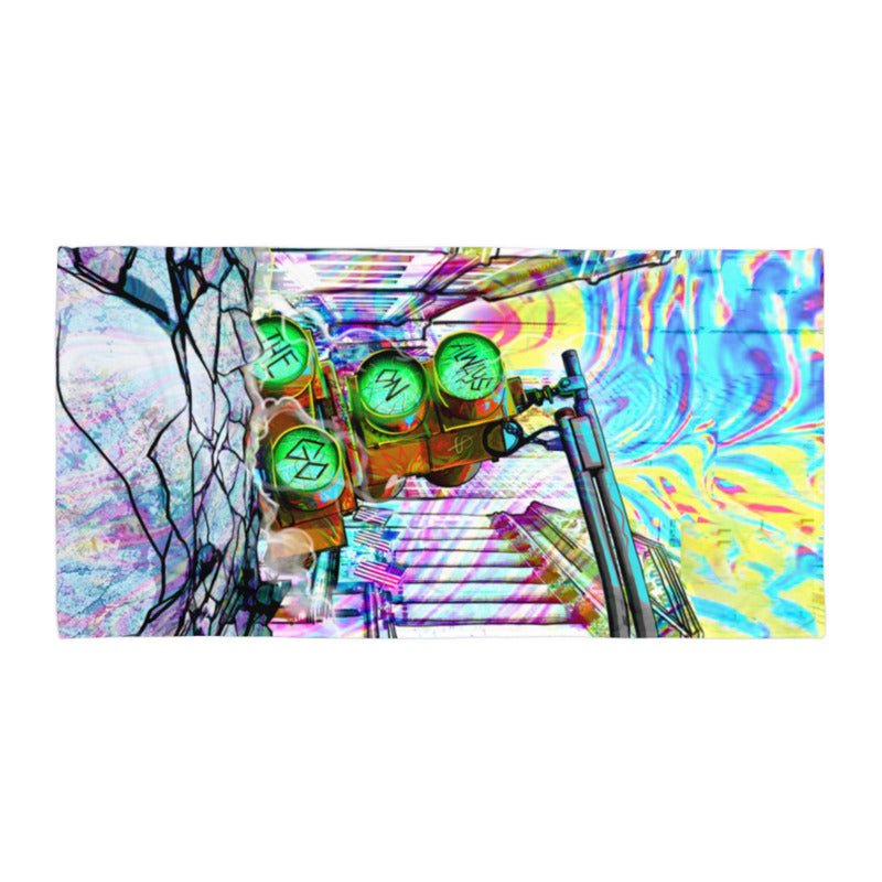 ALWAYS ON THE GO BEACH TOWEL - REBHORN DESIGN