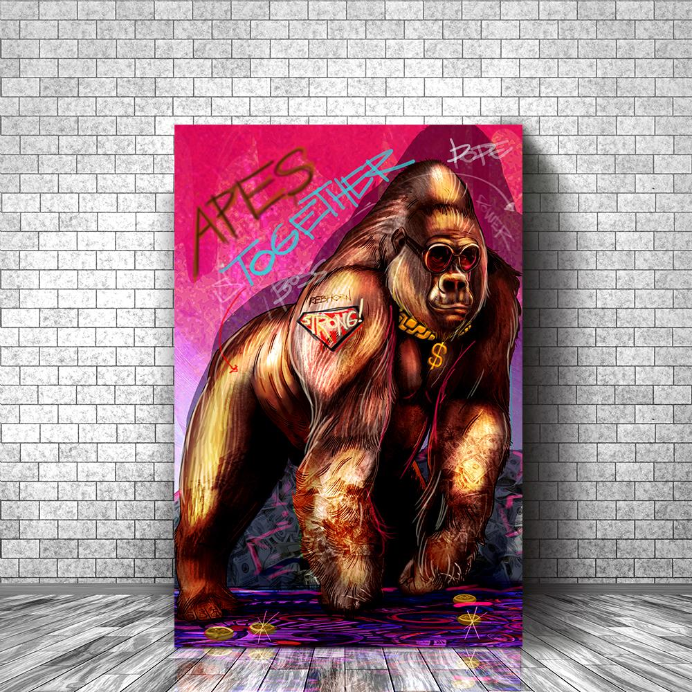 APES TOGETHER STRONG - REBHORN DESIGN