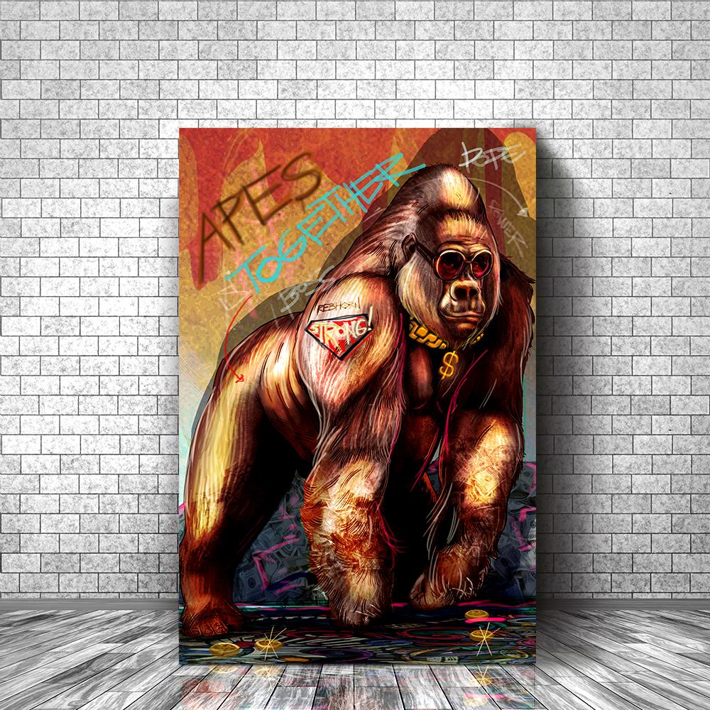 APES TOGETHER STRONG - REBHORN DESIGN
