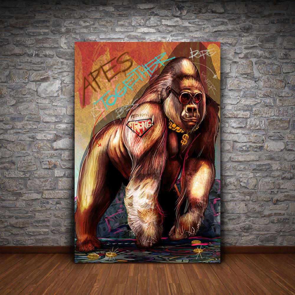 APES TOGETHER STRONG - REBHORN DESIGN