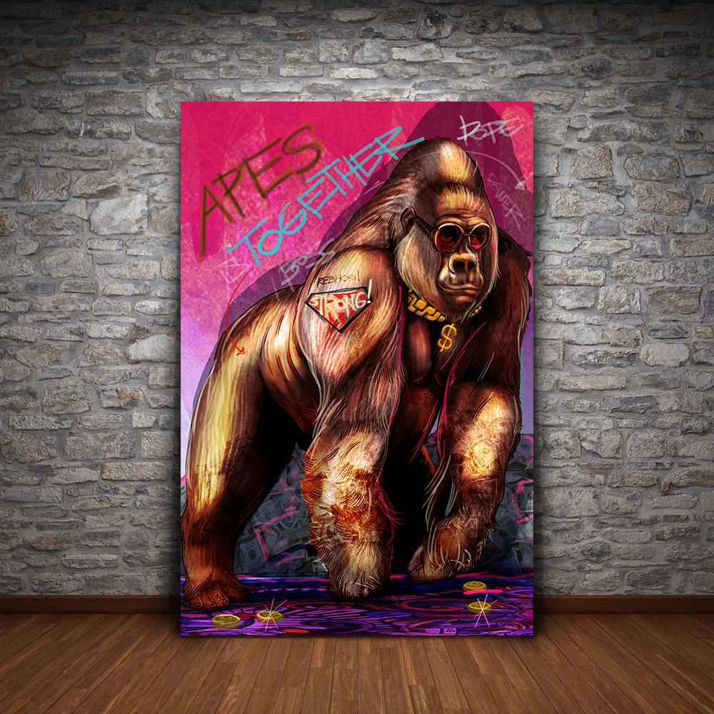 APES TOGETHER STRONG - REBHORN DESIGN