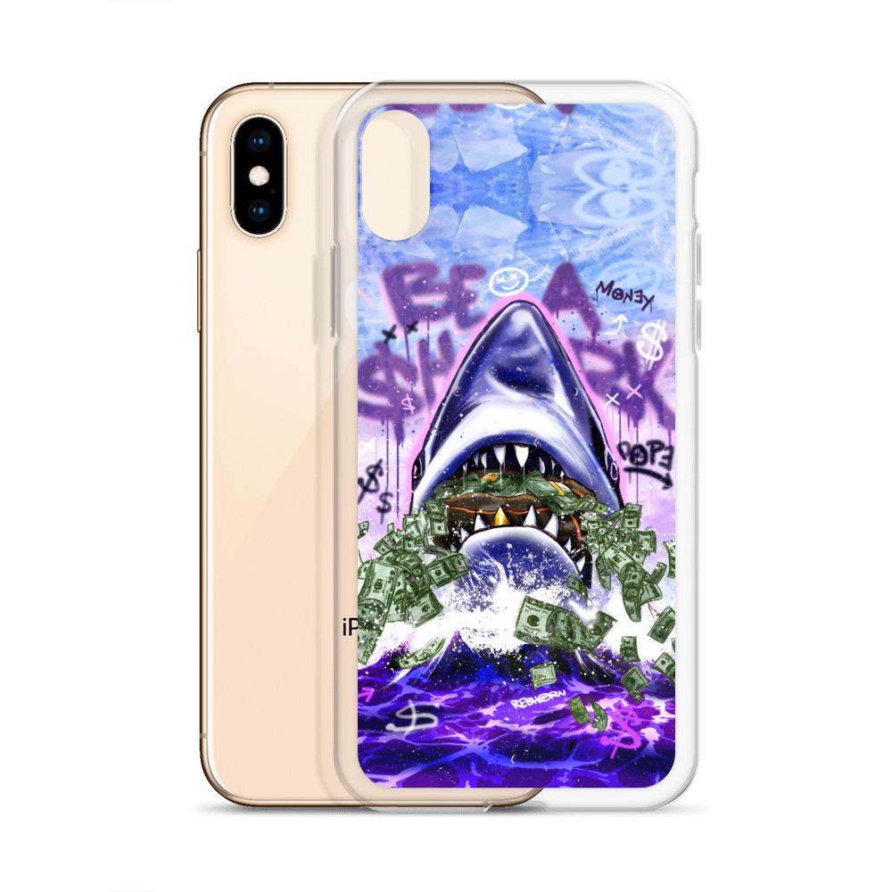 Be A Shark iPhone Case - REBHORN DESIGN