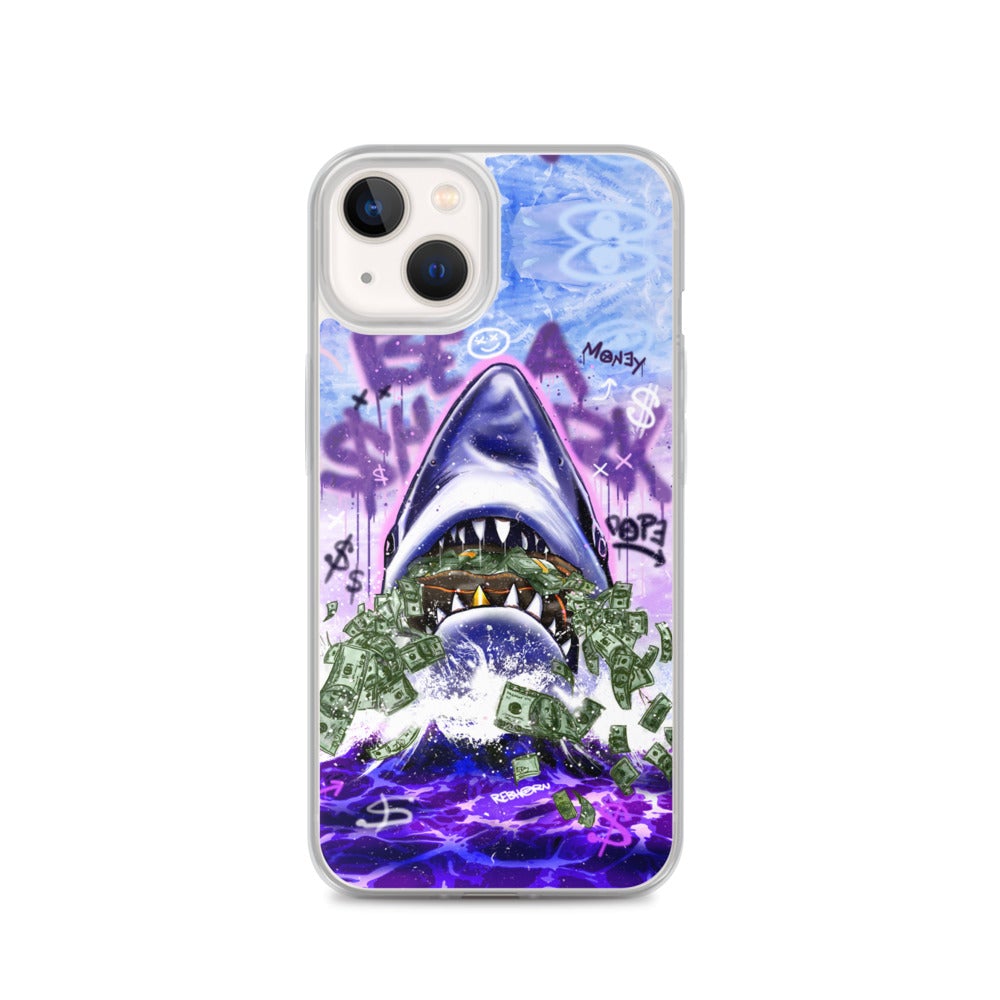 Be A Shark iPhone Case - REBHORN DESIGN