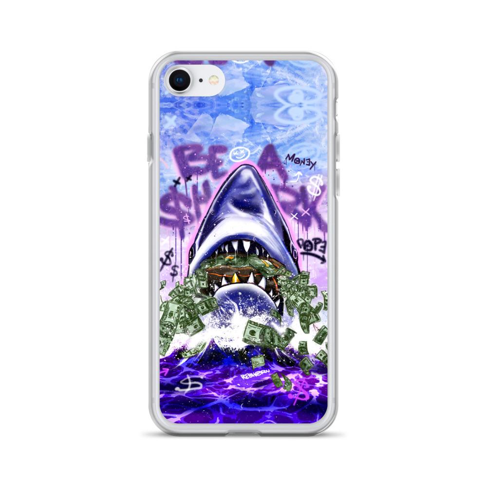 Be A Shark iPhone Case - REBHORN DESIGN