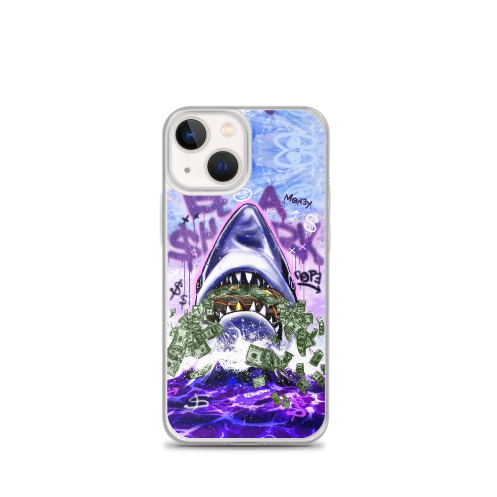 Be A Shark iPhone Case - REBHORN DESIGN