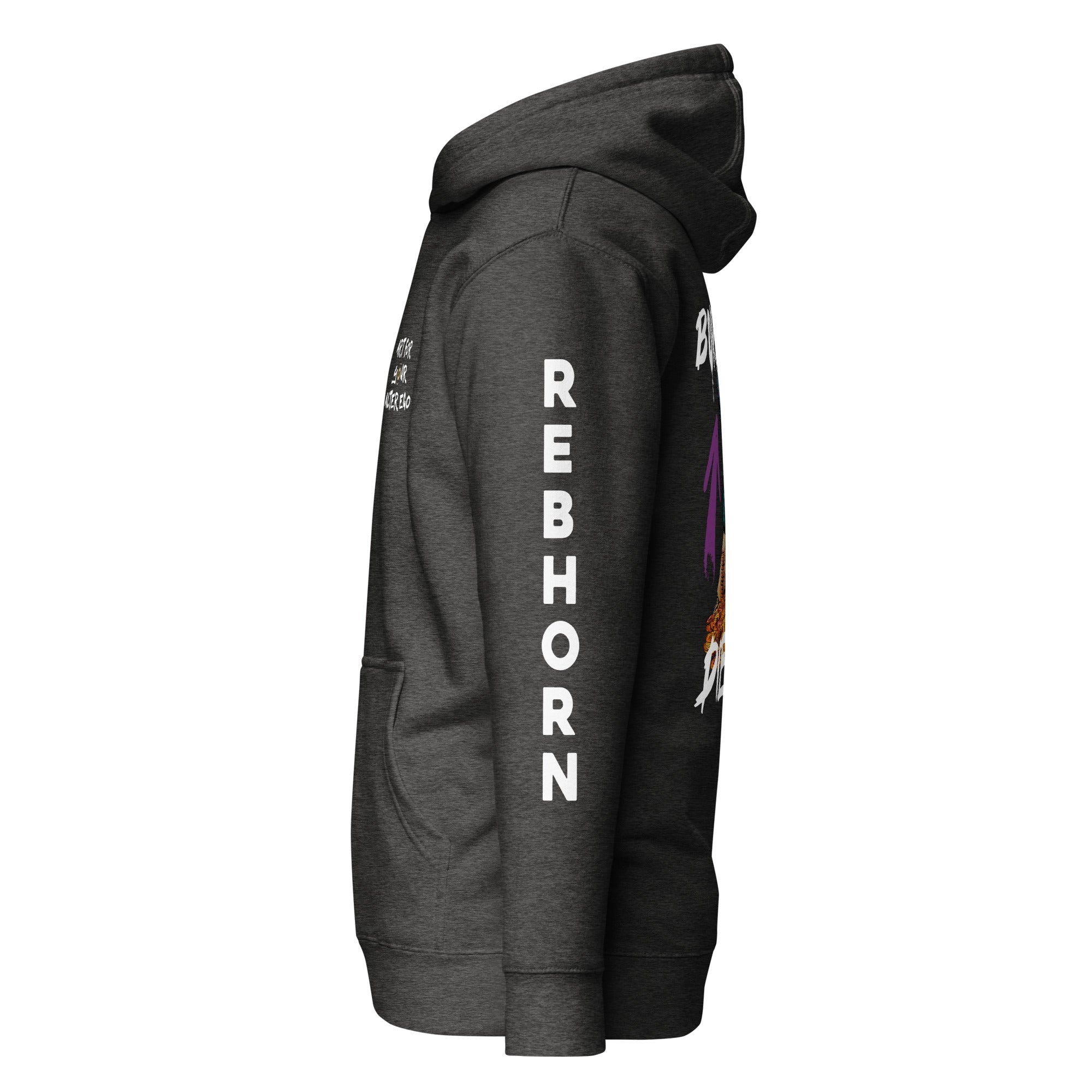 Born Poor Die Rich Premium Unisex Hoodie - REBHORN DESIGN