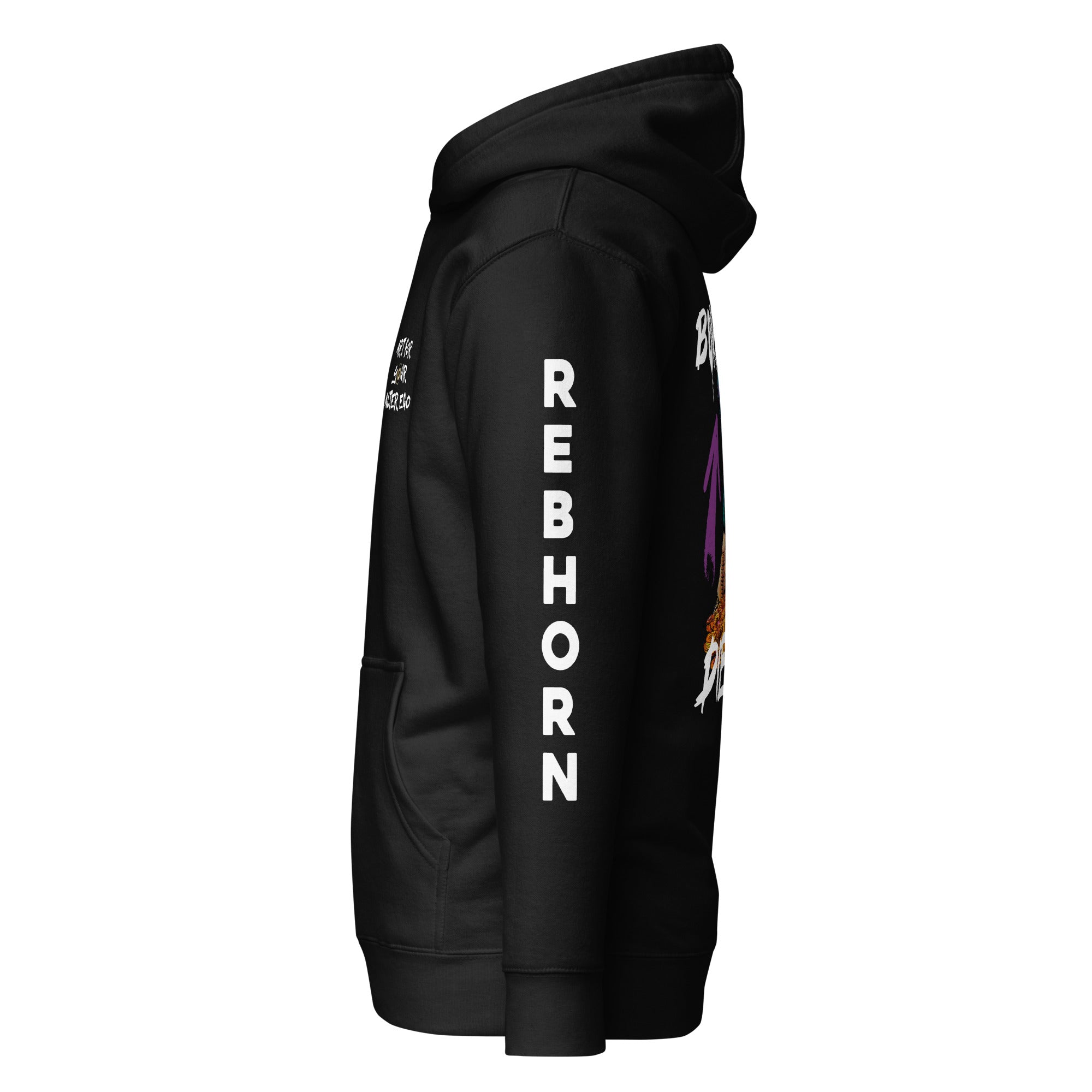 Born Poor Die Rich Premium Unisex Hoodie - REBHORN DESIGN