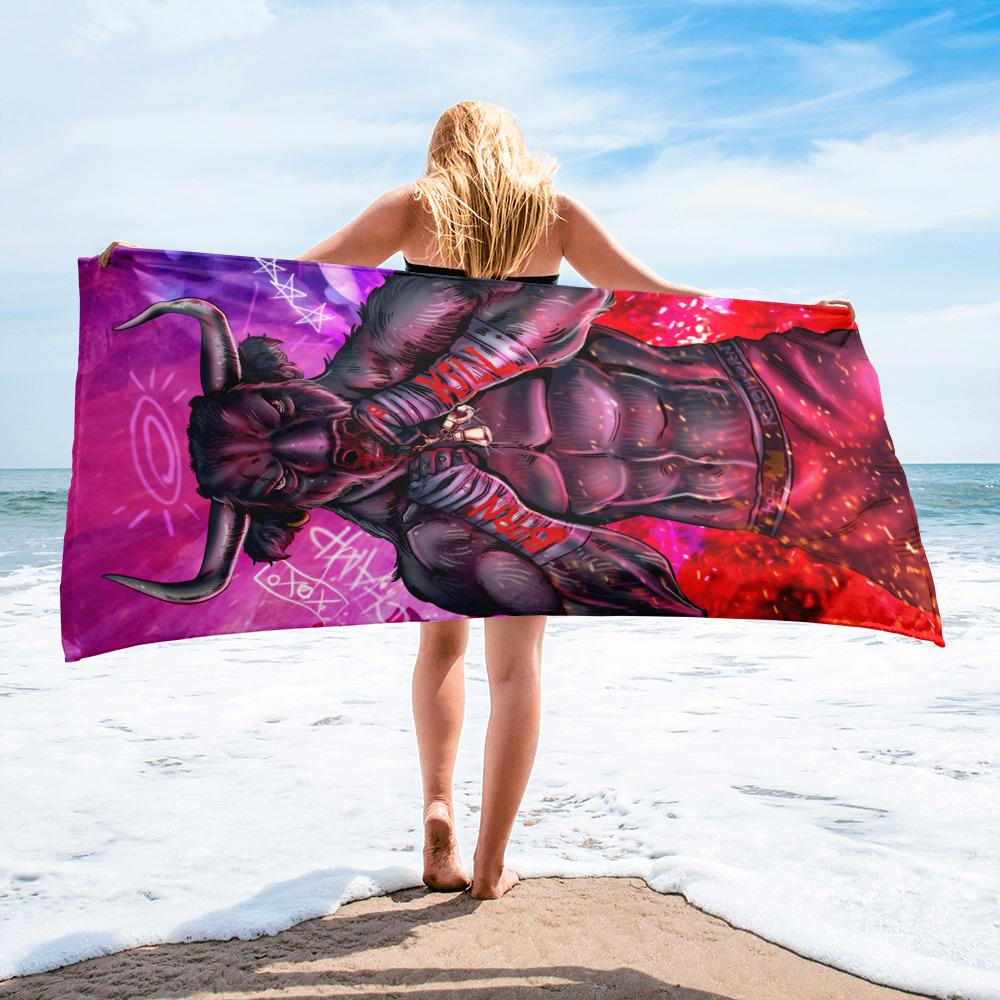 BORN TO KILL BEACH TOWEL - REBHORN DESIGN