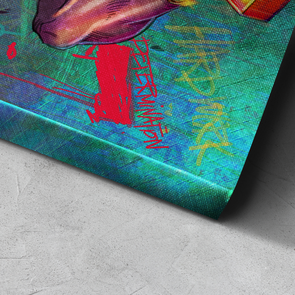 Build Yourself Motivational Canvas Wall Art REBHORN DESIGN