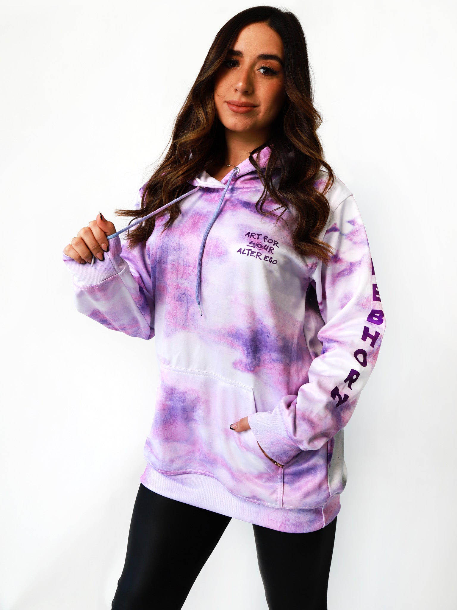 Claw Your Way Up Tie-Dye Pull-Over Hoodies - REBHORN DESIGN
