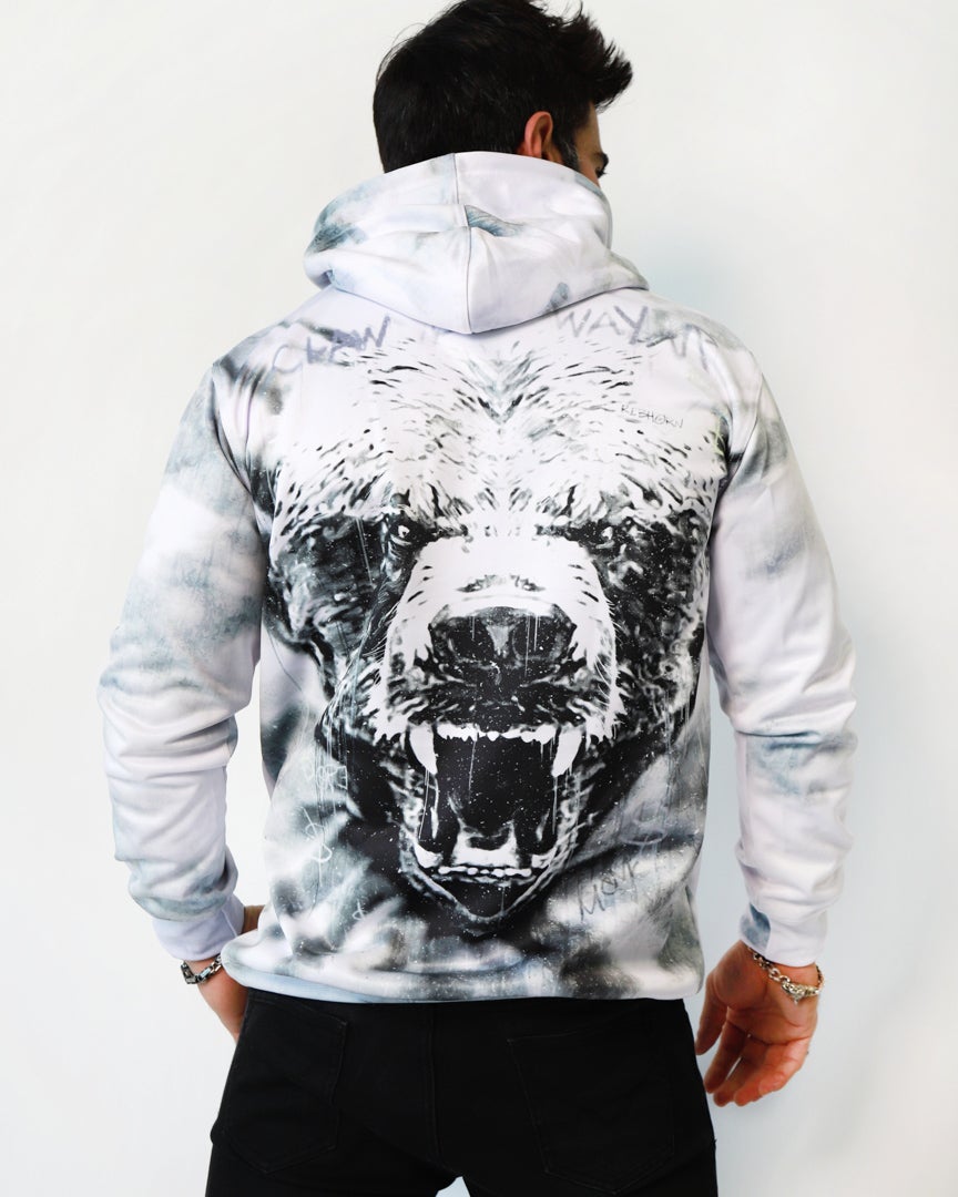 Claw Your Way Up Tie-Dye Pull-Over Hoodies - REBHORN DESIGN
