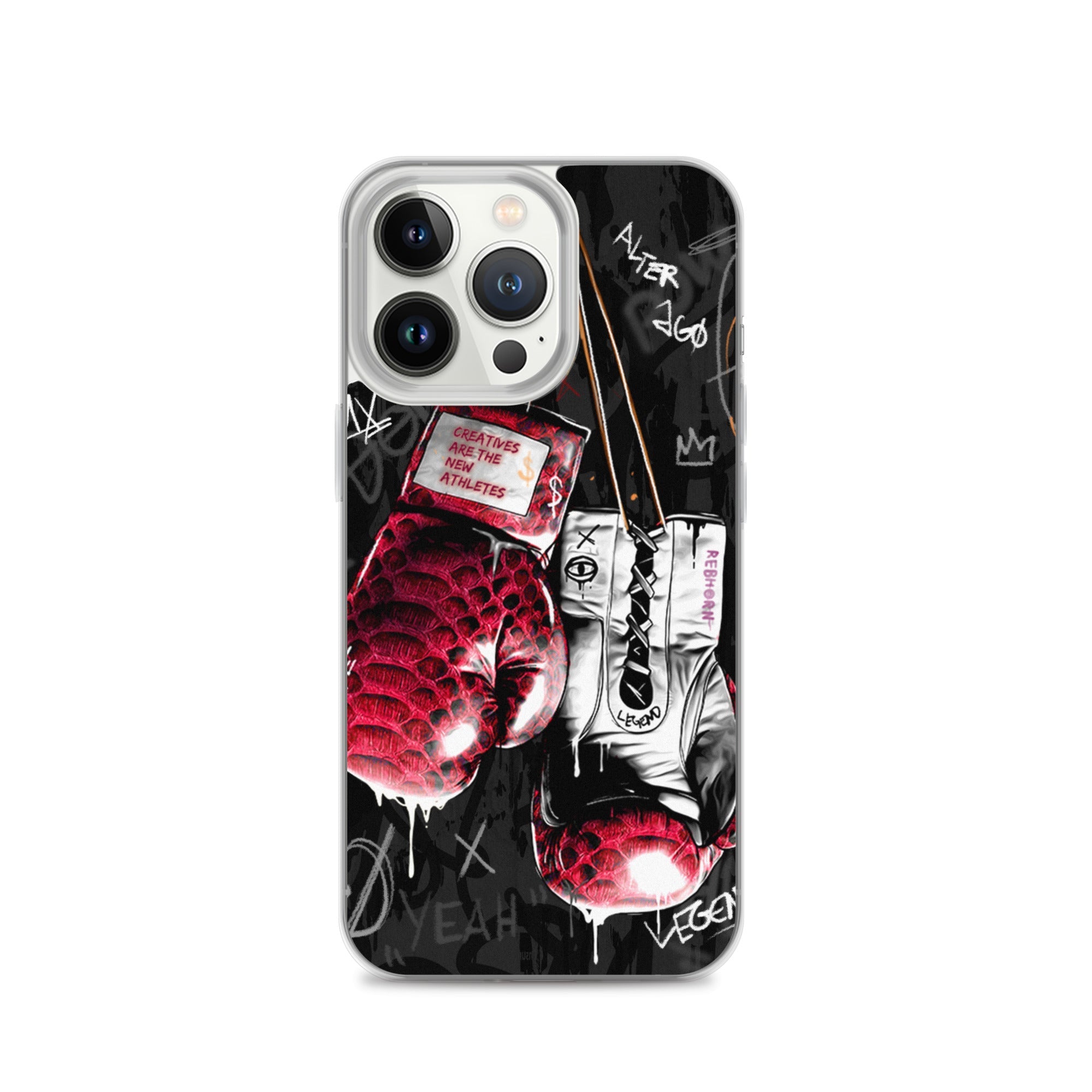 Creatives Are The New Athletes (Boxing Gloves) iPhone Case - REBHORN DESIGN