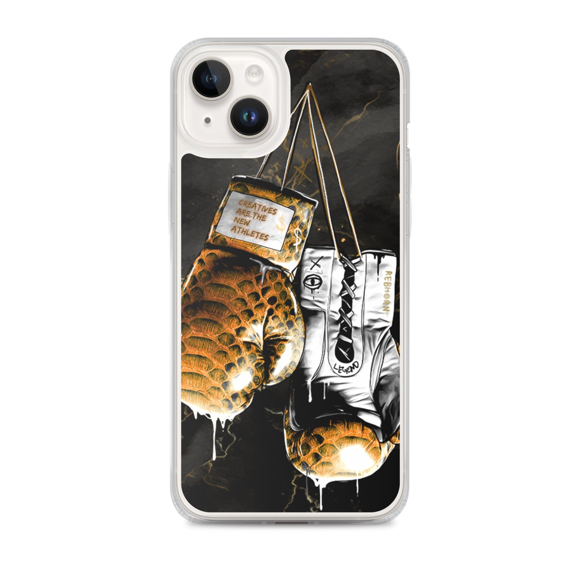 Creatives Are The New Athletes (Boxing Gloves) iPhone Case - REBHORN DESIGN