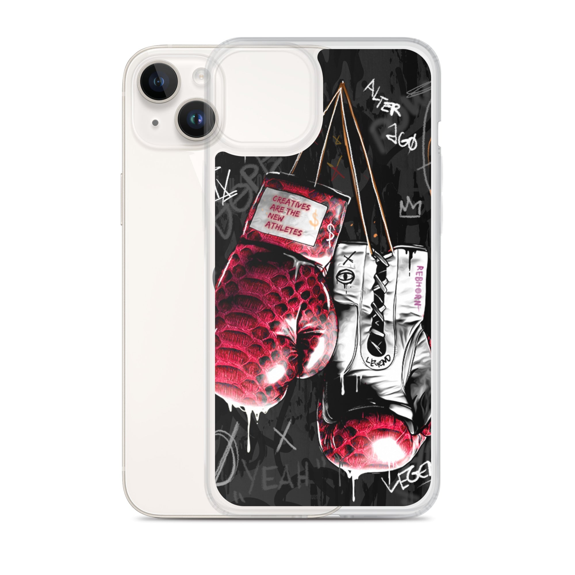 Creatives Are The New Athletes (Boxing Gloves) iPhone Case - REBHORN DESIGN