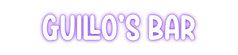 Custom Neon: Guillo’s Bar - REBHORN DESIGN