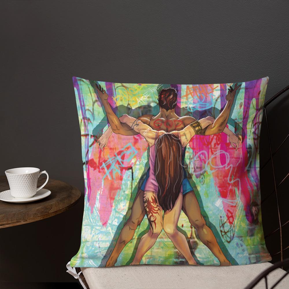 DANCERS ARE THE ATHLETES OF GOD PREMIUM PILLOW - REBHORN DESIGN