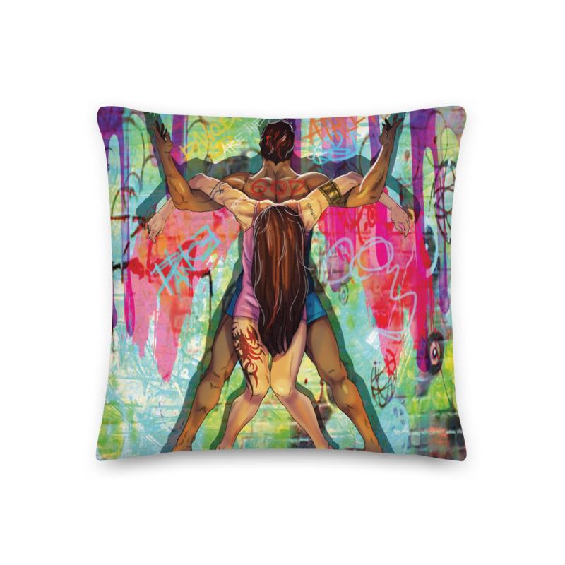 DANCERS ARE THE ATHLETES OF GOD PREMIUM PILLOW - REBHORN DESIGN