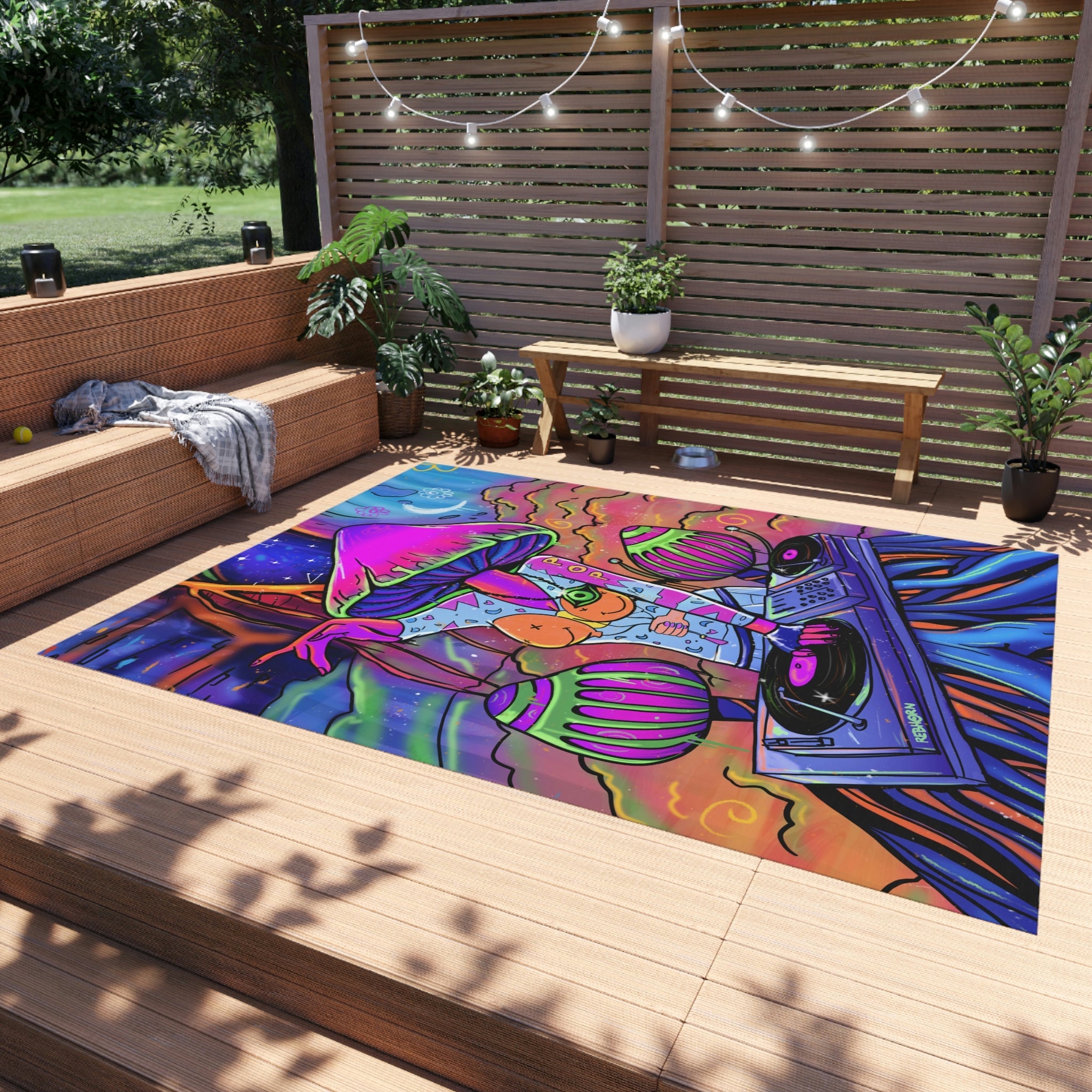 DJ Mushroom Rug - REBHORN DESIGN