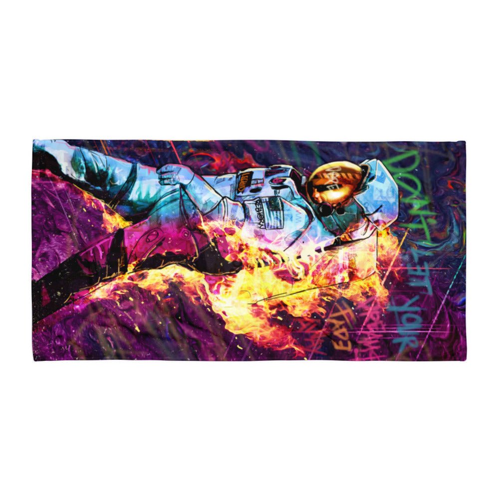 DONT LET YOUR DREAMS FADE AWAY BEACH TOWEL - REBHORN DESIGN