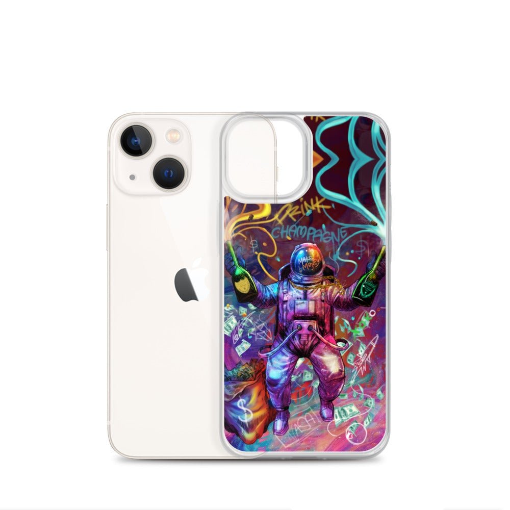 Drink Champagne and Make Money iPhone Case - REBHORN DESIGN
