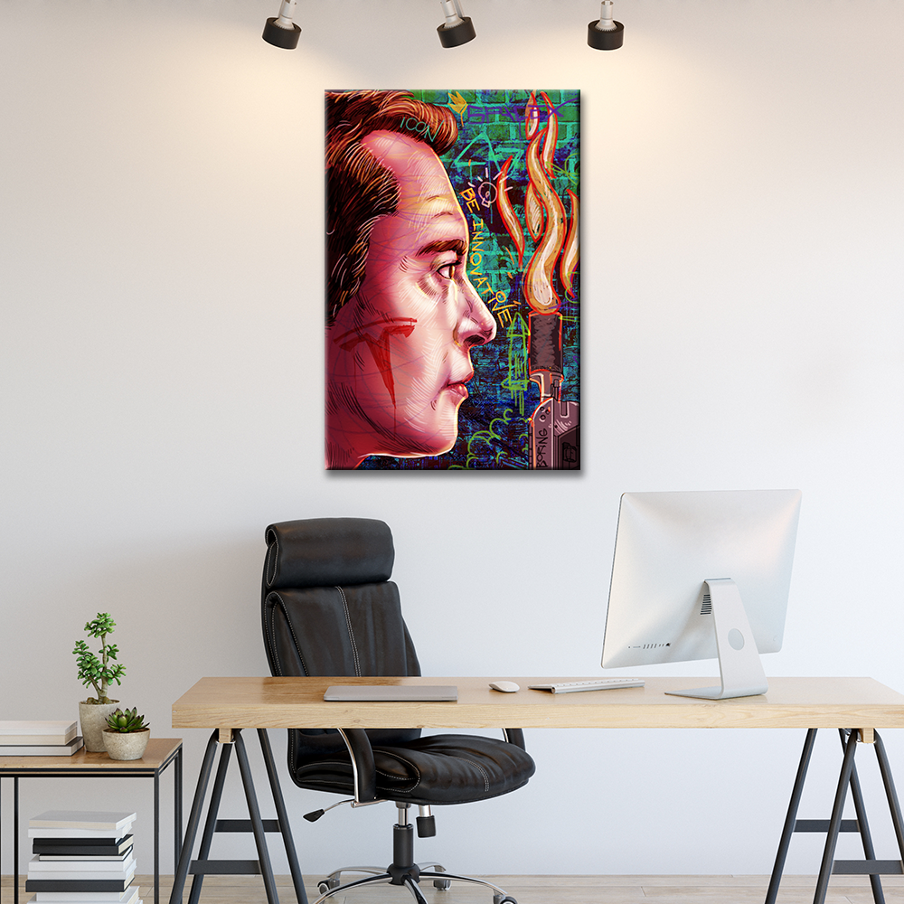 ELON MUSK - BE INNOVATIVE - REBHORN DESIGN