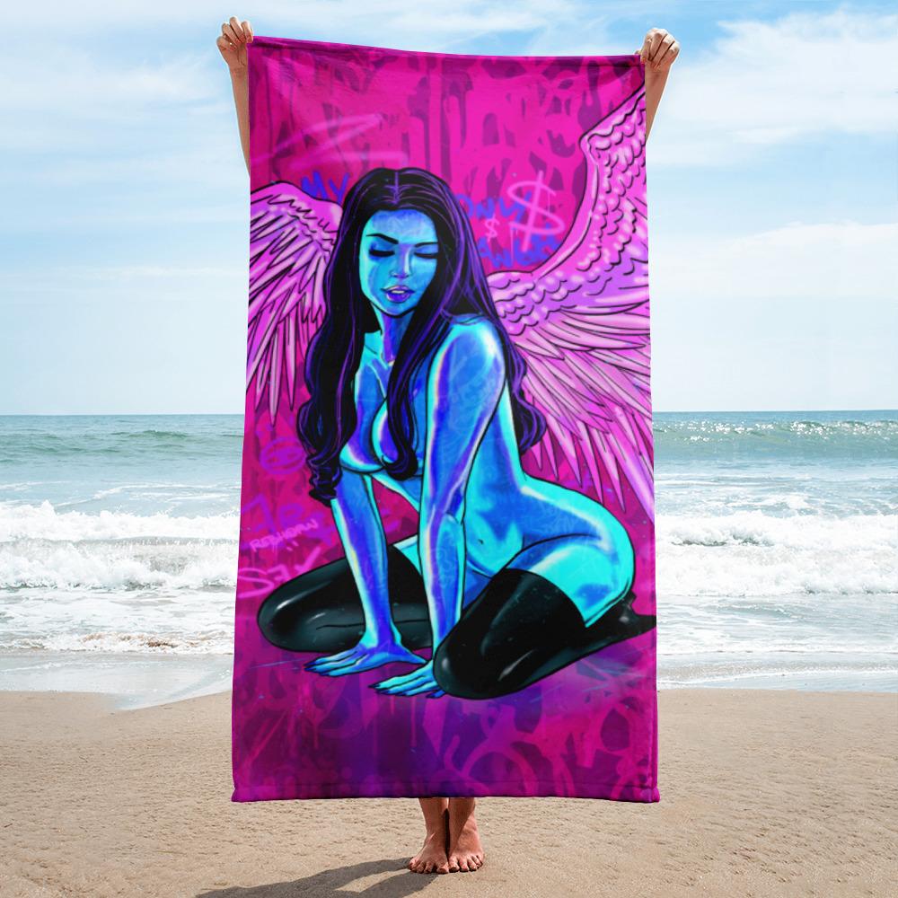 EROTICA - MY ONLY ANGEL BEACH TOWEL - REBHORN DESIGN