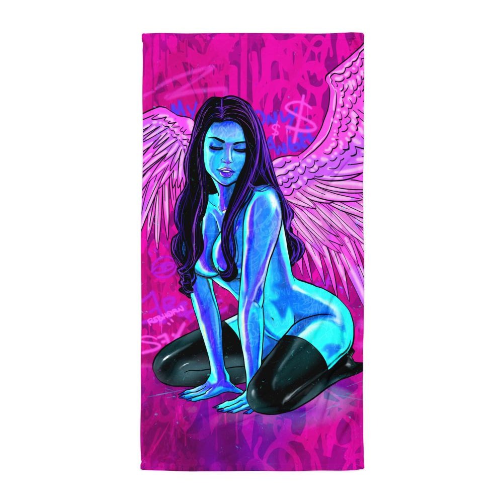 EROTICA - MY ONLY ANGEL BEACH TOWEL - REBHORN DESIGN