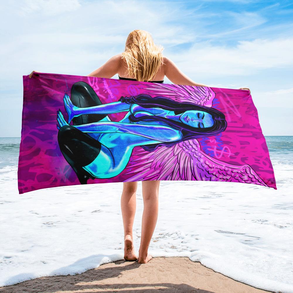 EROTICA - MY ONLY ANGEL BEACH TOWEL - REBHORN DESIGN