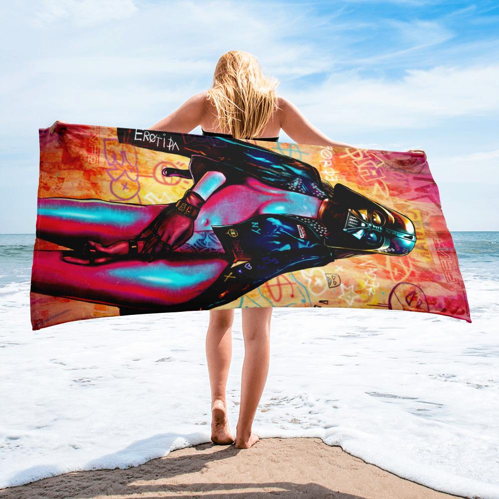 EROTICA - SEXY VADER BEACH TOWEL - REBHORN DESIGN