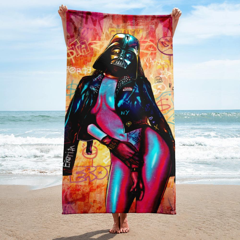 EROTICA - SEXY VADER BEACH TOWEL - REBHORN DESIGN