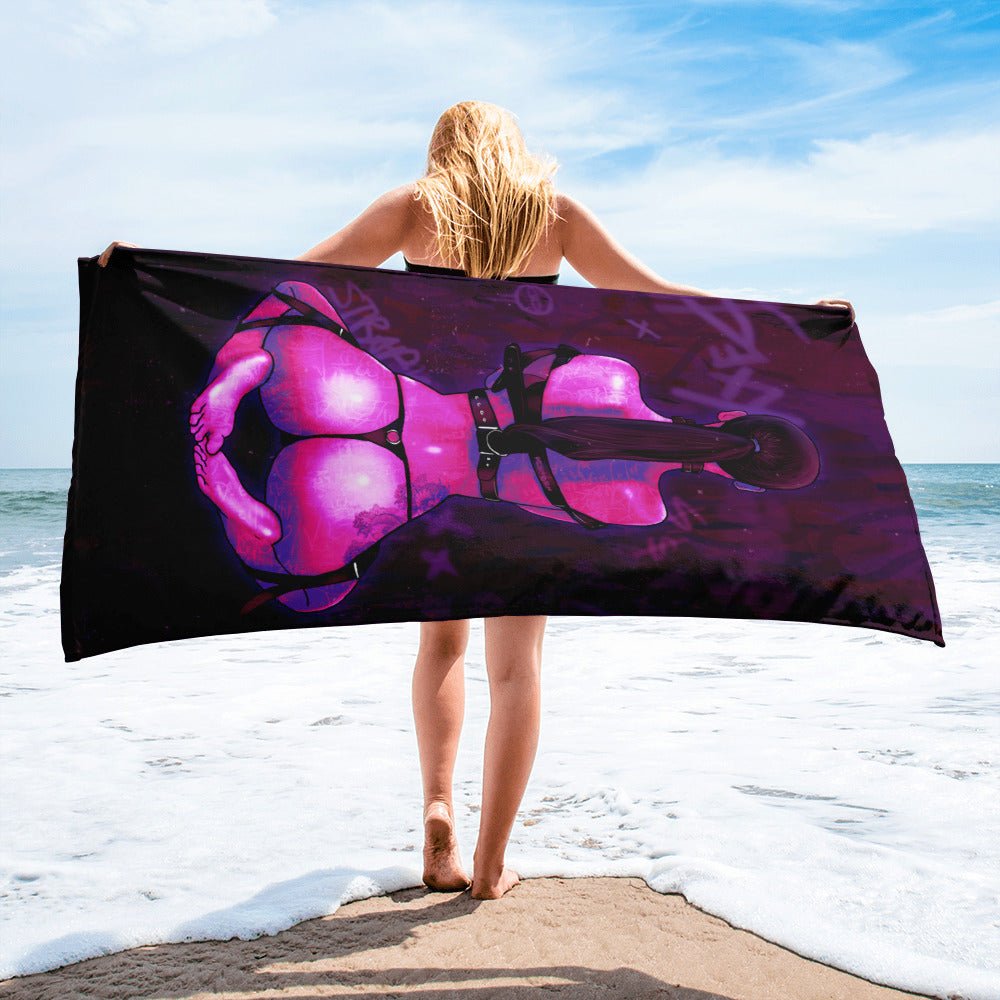 Erotica Strapped Beach Towel - REBHORN DESIGN