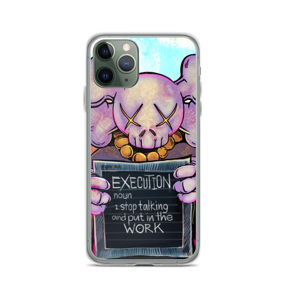 Execution Definition iPhone Case - REBHORN DESIGN